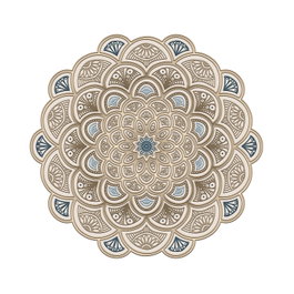 Conceptum Alfombra Crema 180x180 cm